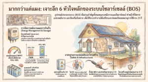 อุปกรณ์ประกอบระบบโซลาร์เซลล์ (Balance of System: BOS)